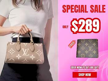 Louis Vuitton M46653 OnTheGo East West Beige Bag