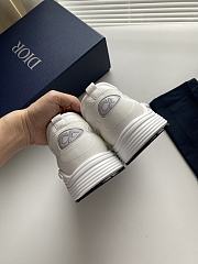Dior B30 Countdown Sneaker Black Technical Mesh and White Technical Fabric - 6