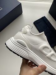 Dior B30 Countdown Sneaker Black Technical Mesh and White Technical Fabric - 5