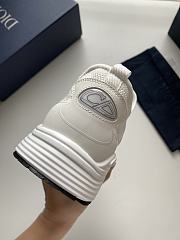 Dior B30 Countdown Sneaker Black Technical Mesh and White Technical Fabric - 2