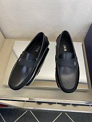 Dior Black Smooth Leather Men Loafer - 6