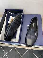 Dior Black Smooth Leather Men Loafer - 5