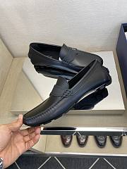 Dior Black Smooth Leather Men Loafer - 2