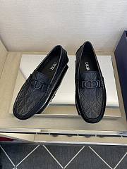 Dior Odéon Loafer Navy Blue Grained Calfskin  - 1