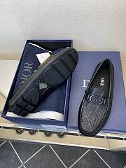 Dior Odéon Loafer Navy Blue Grained Calfskin  - 6