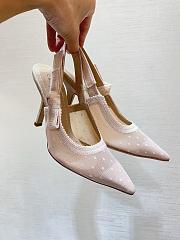 Dior J'adior Slingback Pumps Pink Mesh - 2