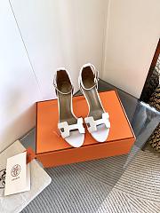 Hermes Encens sandal in white - 1