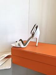 Hermes Encens sandal in white - 4