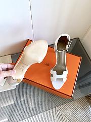 Hermes Encens sandal in white - 2