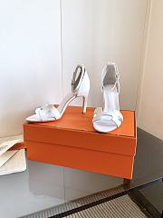 	 Hermes Encens sandal in all white - 4