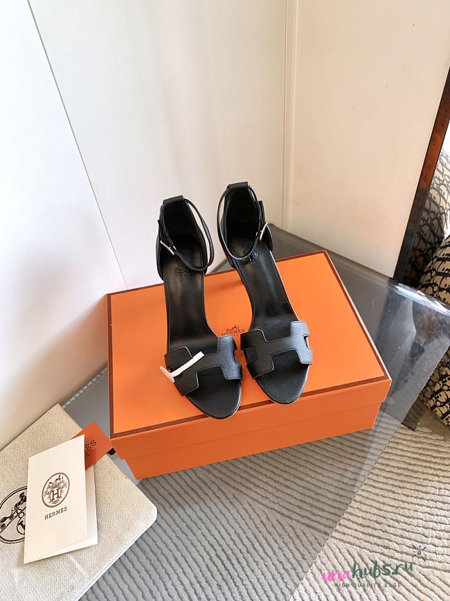 	 Hermes Encens sandal in black - 1