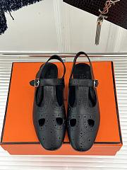 Hermes Kim slingback Black - 1