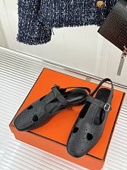 Hermes Kim slingback Black - 3