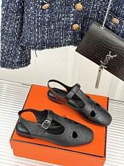 Hermes Kim slingback Black - 4