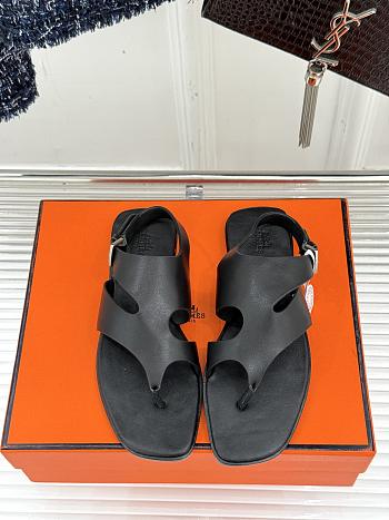Hermes Karen sandal black