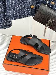 Hermes Karen sandal black - 6