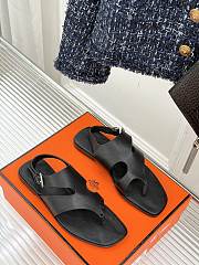 Hermes Karen sandal black - 4
