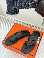 Hermes Karen sandal black - 2