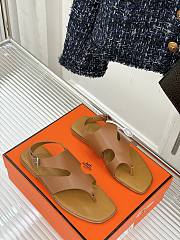 	 Hermes Karen sandal brown - 6