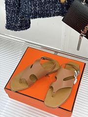 	 Hermes Karen sandal brown - 4