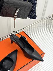 Hermes Lover Pump In Black  8cm - 5