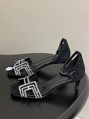 Hermes Premiere sandal In Black - 4