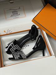 Hermes Premiere sandal In Black - 6
