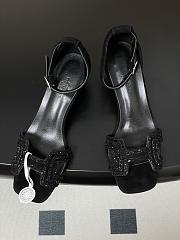 	 Hermes Premiere sandal All Black - 5
