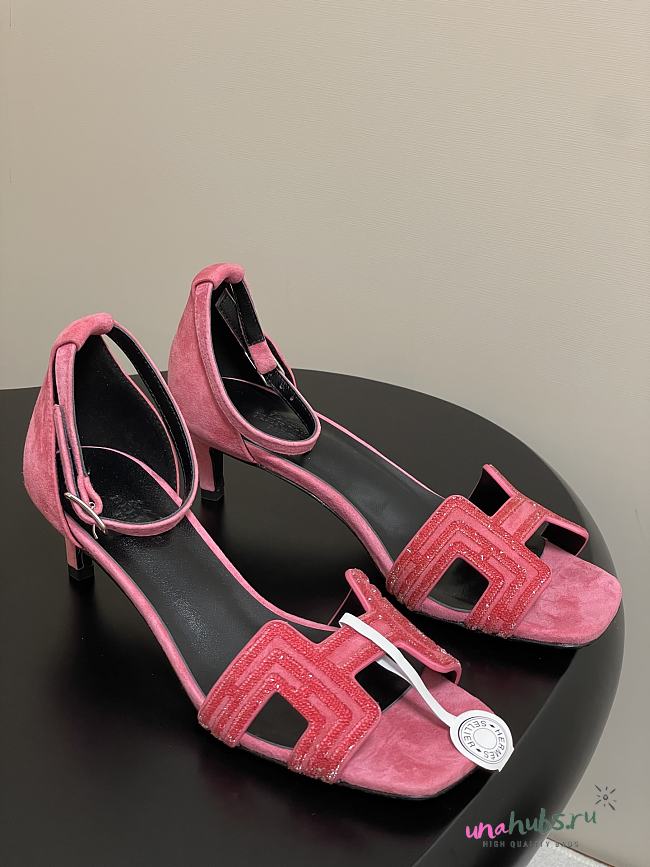 	 Hermes Premiere sandal Pink - 1
