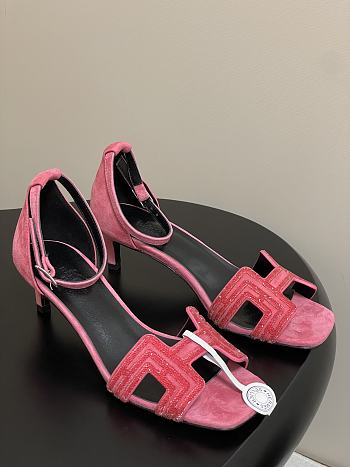 	 Hermes Premiere sandal Pink