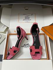	 Hermes Premiere sandal Pink - 5