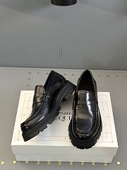 	 Alexander McQueen Black Shiny Loafers - 6
