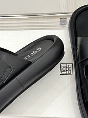 Alexander McQueen RUBBER SOLE BLACK SANDALS  - 5
