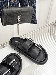 Alexander McQueen RUBBER SOLE BLACK SANDALS  - 3