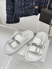 	 Alexander McQueen RUBBER SOLE WHITE SANDALS - 3