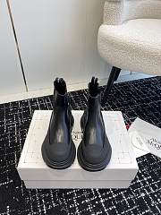Alexander McQueen Boots Leather All Black - 4