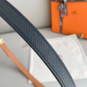 Hermes Pop H 15 belt black/gold hardware - 15mm - 5
