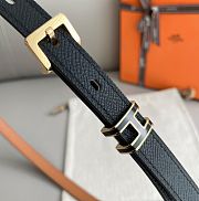 Hermes Pop H 15 belt black/gold hardware - 15mm - 3