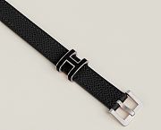 Hermes Pop H 15 belt black/silver hardware - 15mm - 2