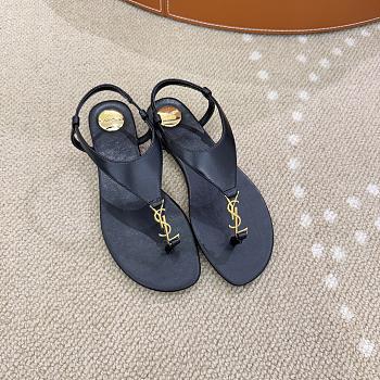YSL CASSANDRA sandals in smooth leather