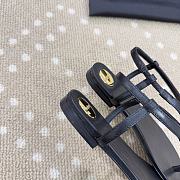 YSL CASSANDRA sandals in smooth leather - 5