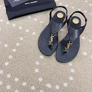 YSL CASSANDRA sandals in smooth leather - 2