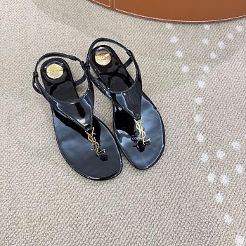 	 YSL CASSANDRA sandals in patent leather