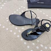 	 YSL CASSANDRA sandals in patent leather - 6
