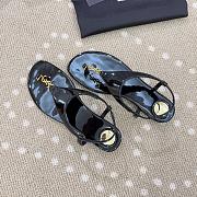 	 YSL CASSANDRA sandals in patent leather - 4