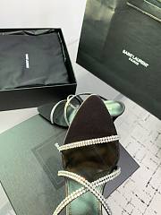 YSL Gippy Crystal Ankle-Strap Sandals 10.5cm - 3