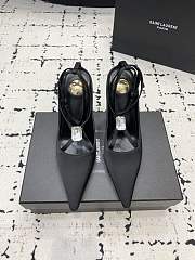 YSL HARLOW pumps in satin crepe and crystals - 1