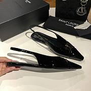 YSL Babylone Slingback Pump Patent Leather Black - 2