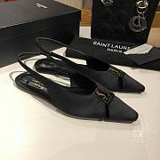 	 YSL Babylone Slingback Pump Leather Black - 5