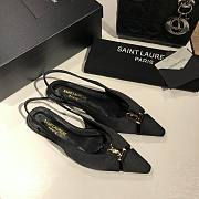 	 YSL Babylone Slingback Pump Leather Black - 2